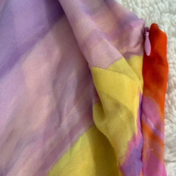 For Love And Lemons Orange and Purple Mini Dress - Picture 7 of 12